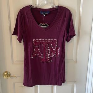 Blinged Texas A&M tshirt